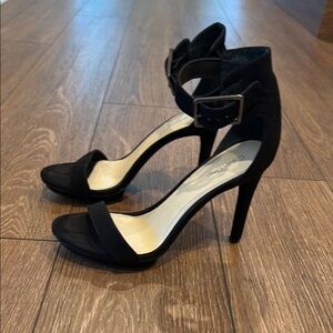 Calvin Klein Collection Black High Heel Sandals